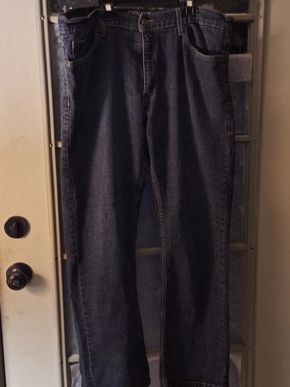 Straight Fit Men's Dark Blue Jeans - Classic Everyday Denim
